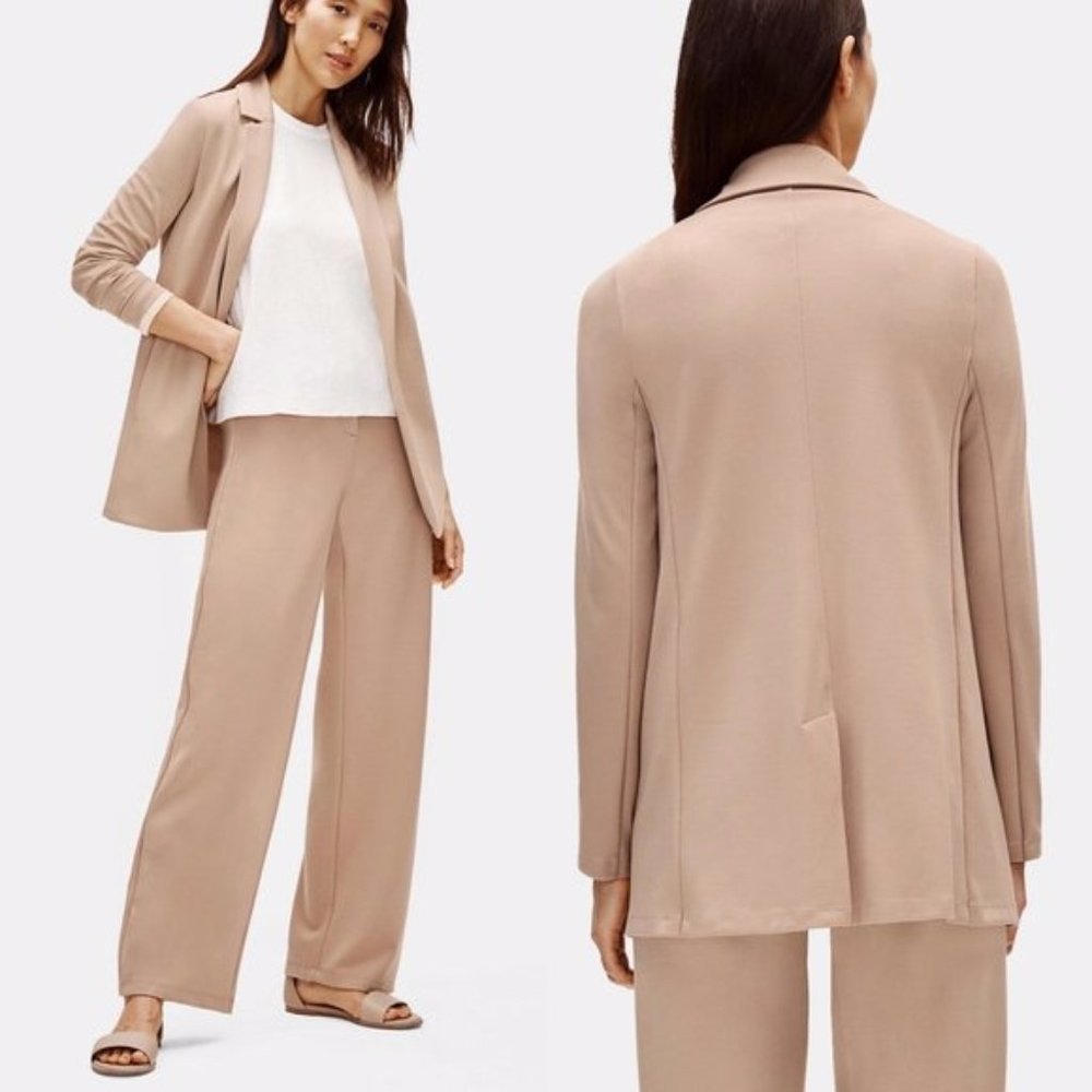 EILLEN FISHER JERSEY STRAIGHT PANT SZ PP  , NEW